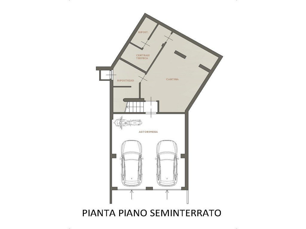 Villa via Gennaro Sora, Cenate Sotto - floor plans 1