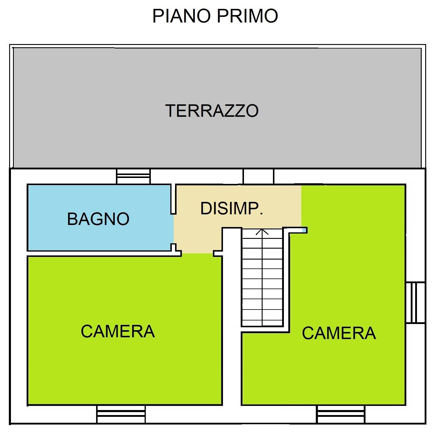 Foto 17 - Casa semi indipendente VIA CARLO AGOSTI, Piacenza - planimetria 1