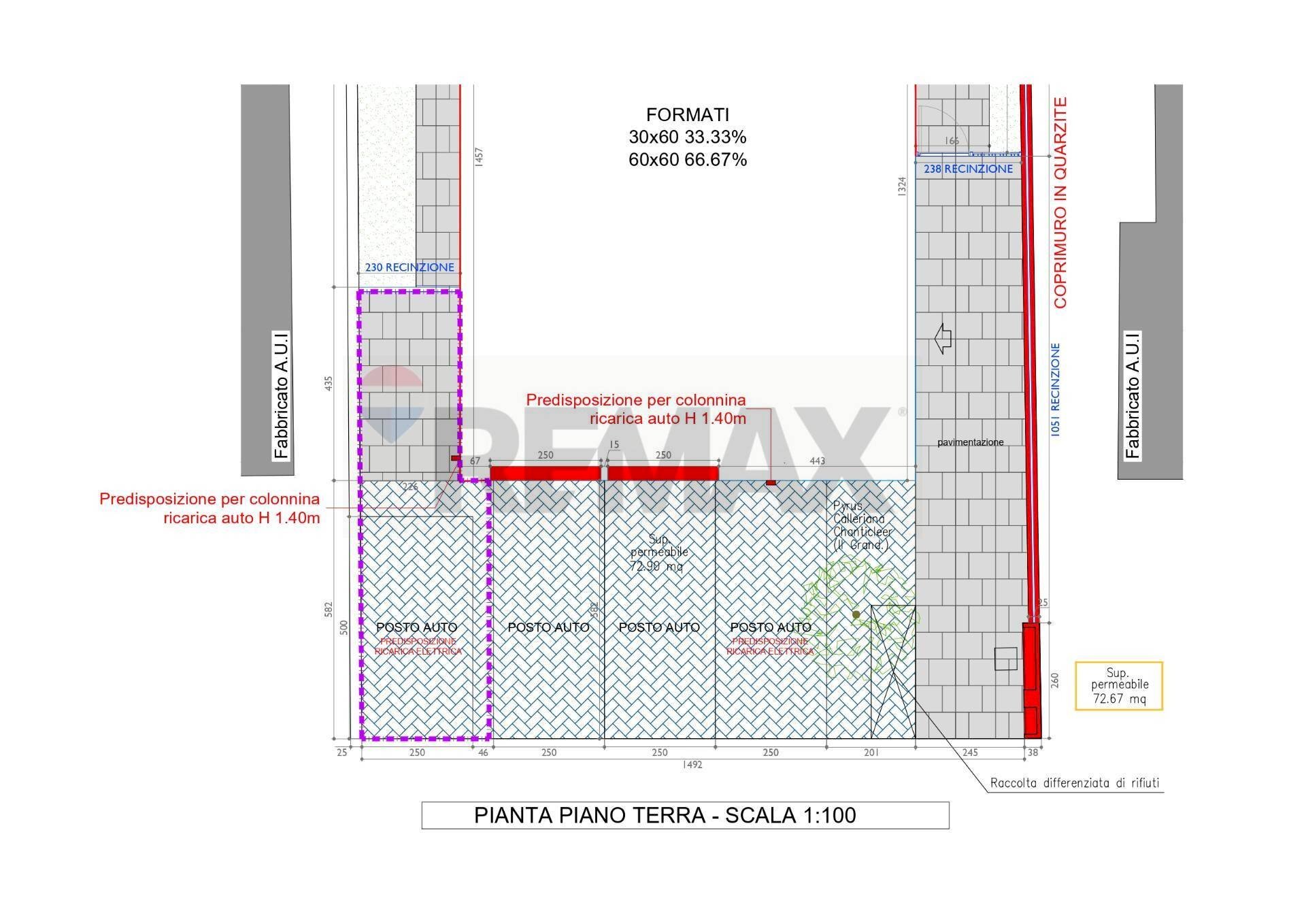 Pianta 2D - Three-room apartment Riccione - floor plans 1
