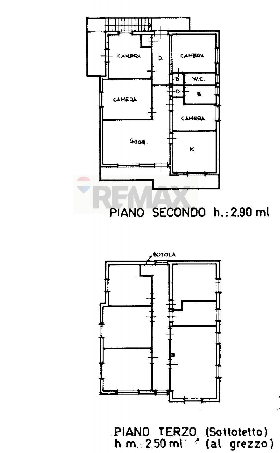Pianta 2D - Appartamento Riccione - planimetria 1