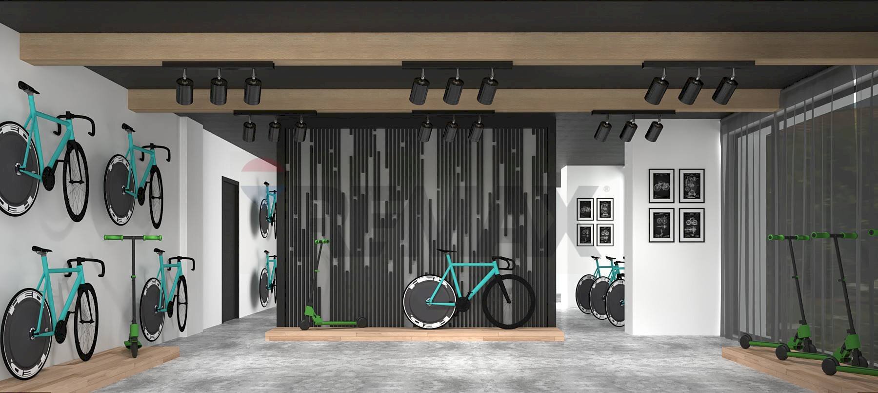 Render negozio bici - Locale Commerciale Via Marconi
 
54/a, Rimini - foto 1