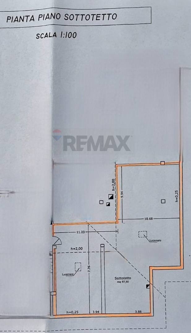 Pianta 2D - Trilocale Verucchio - foto 2