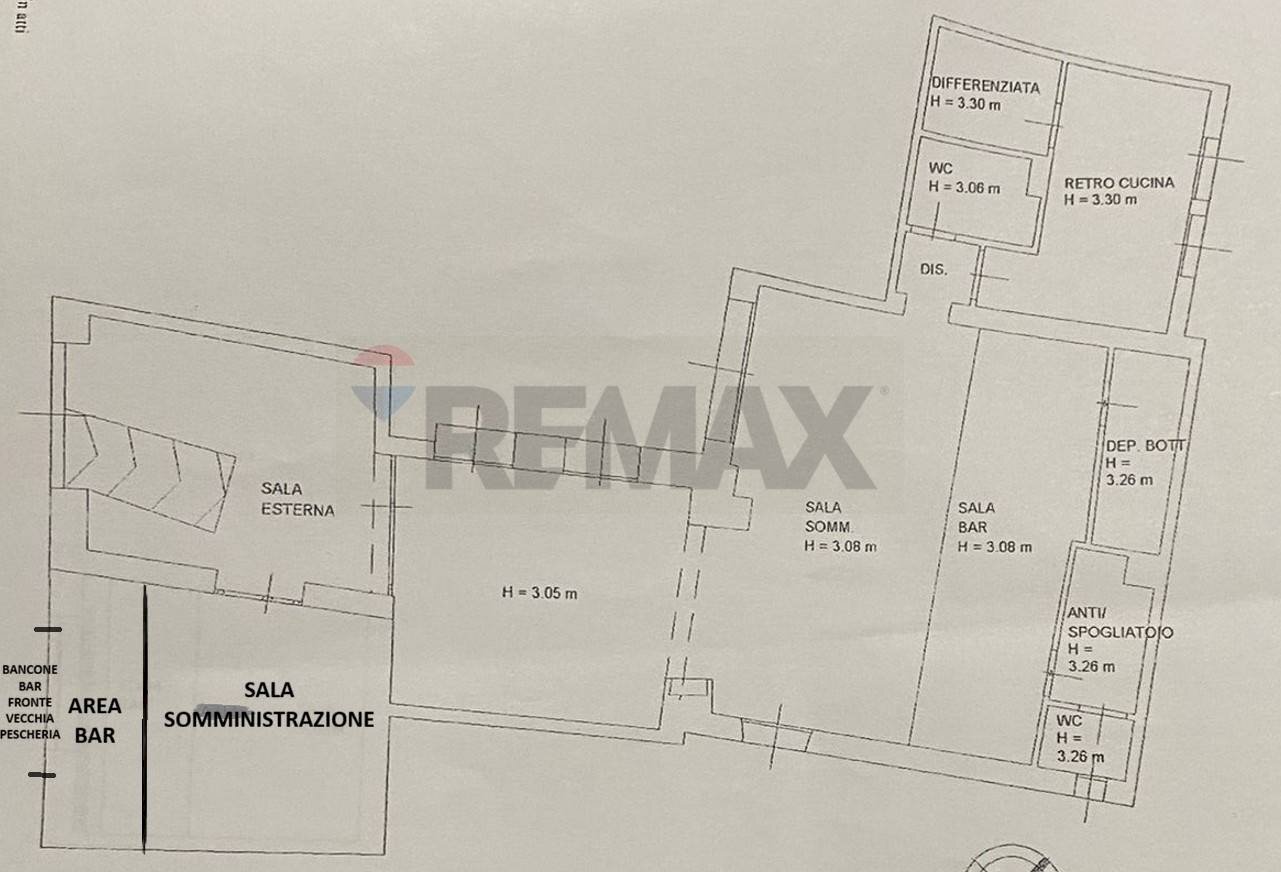 Pianta 2D - Commercial Activity Vicolo Pescheria
 
19, Rimini - floor plans 1