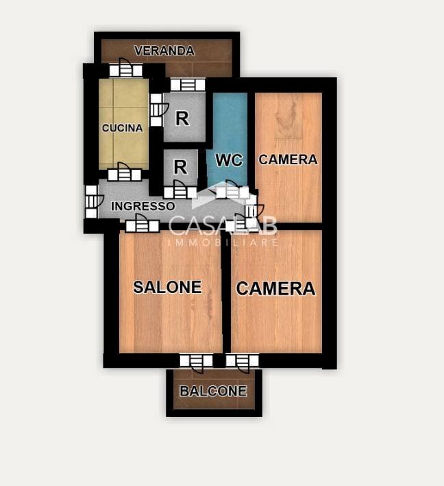 Foto 2 - Three-room apartment piazza benvenuto cellini
 
14, Palermo - floor plans 1