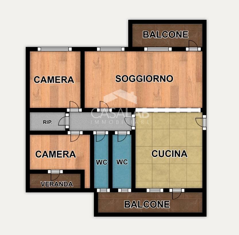 Foto 2 - Apartment via siracusa
 
51, Carini - floor plans 1