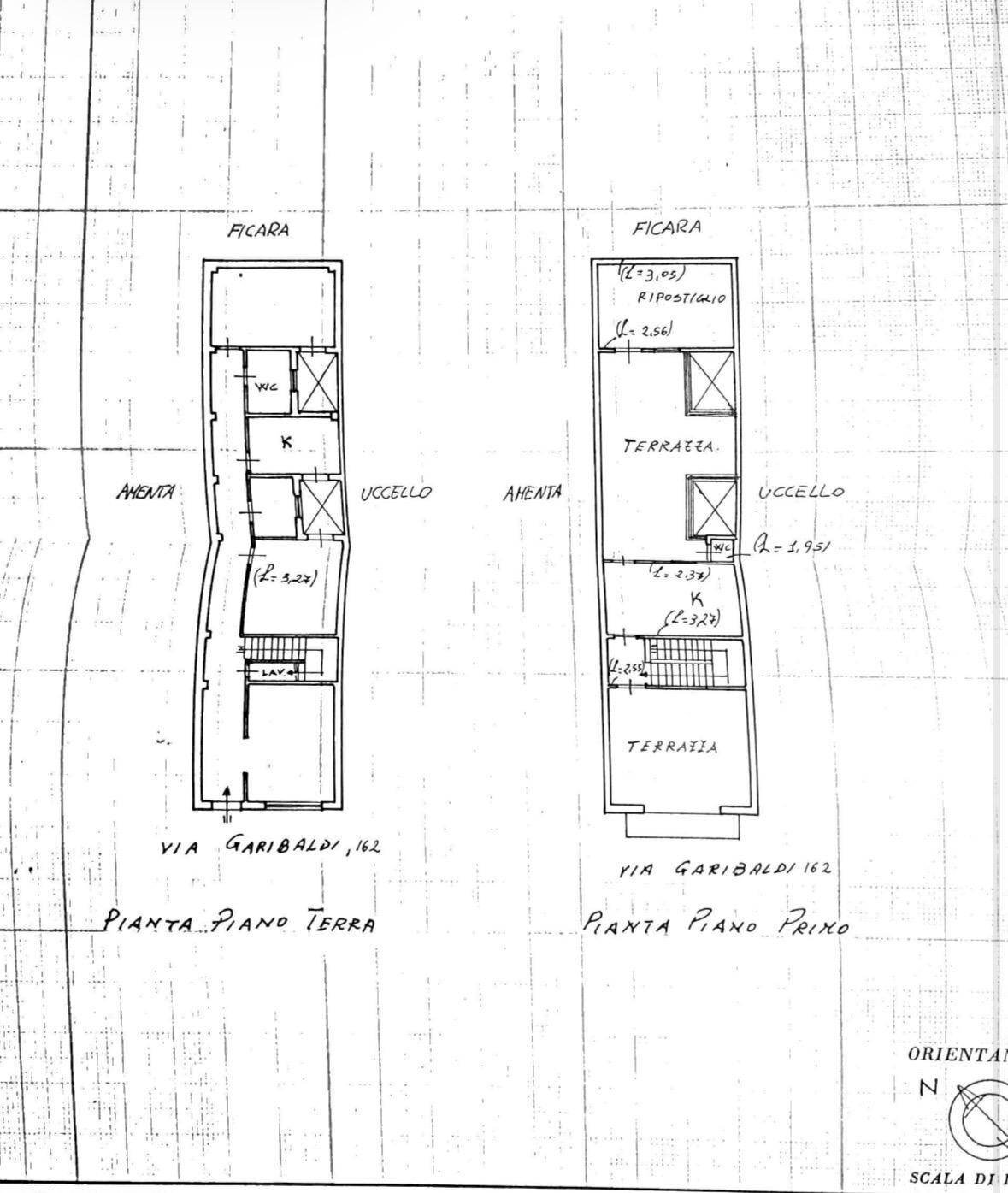 Foto 32 - Casa indipendente Via Garibaldi
 
162, Canicattini Bagni - planimetria 1