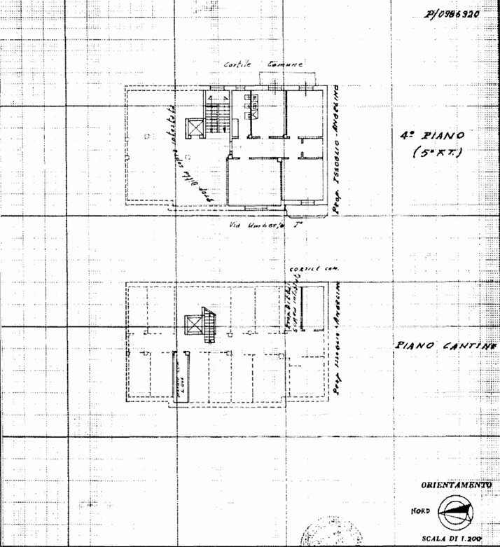Quadrilocale via Umberto I, 5, Piscina - planimetria 1