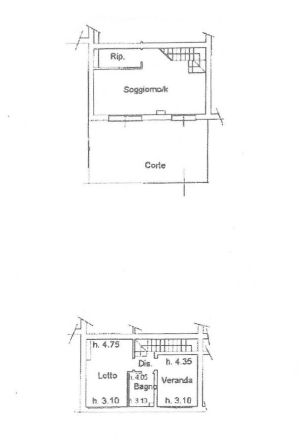 Villa a Schiera viale dei Pioppi, Ravenna (zona Porto Corsini) - planimetria 1