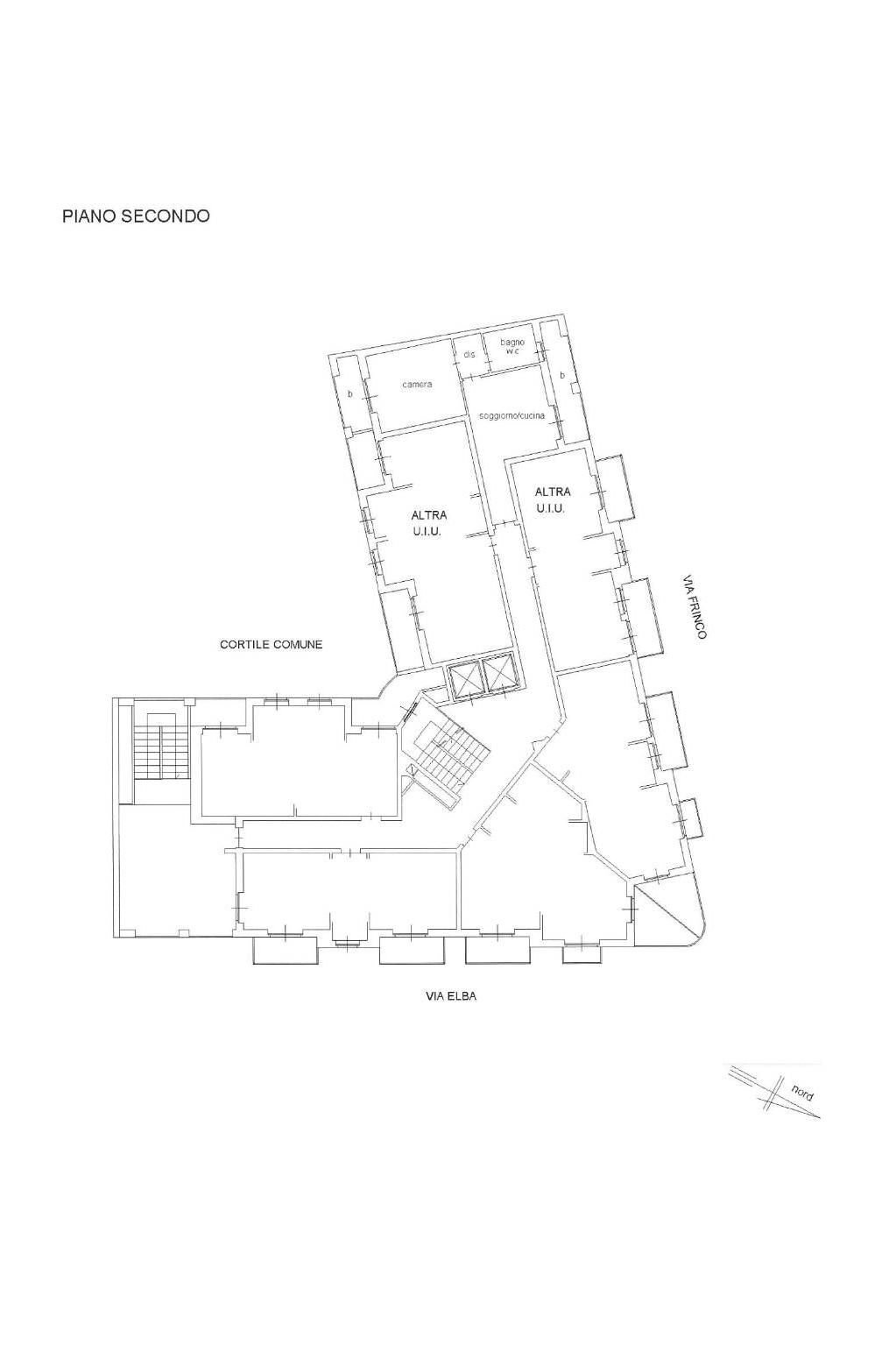 Bilocale via Frinco, Torino (zona Santa Rita) - planimetria 1