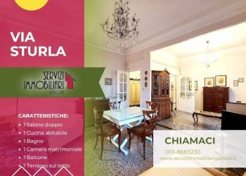 Salone - Three-room apartment via Sturla, Genova (neighborhood Quarto) - photo 1