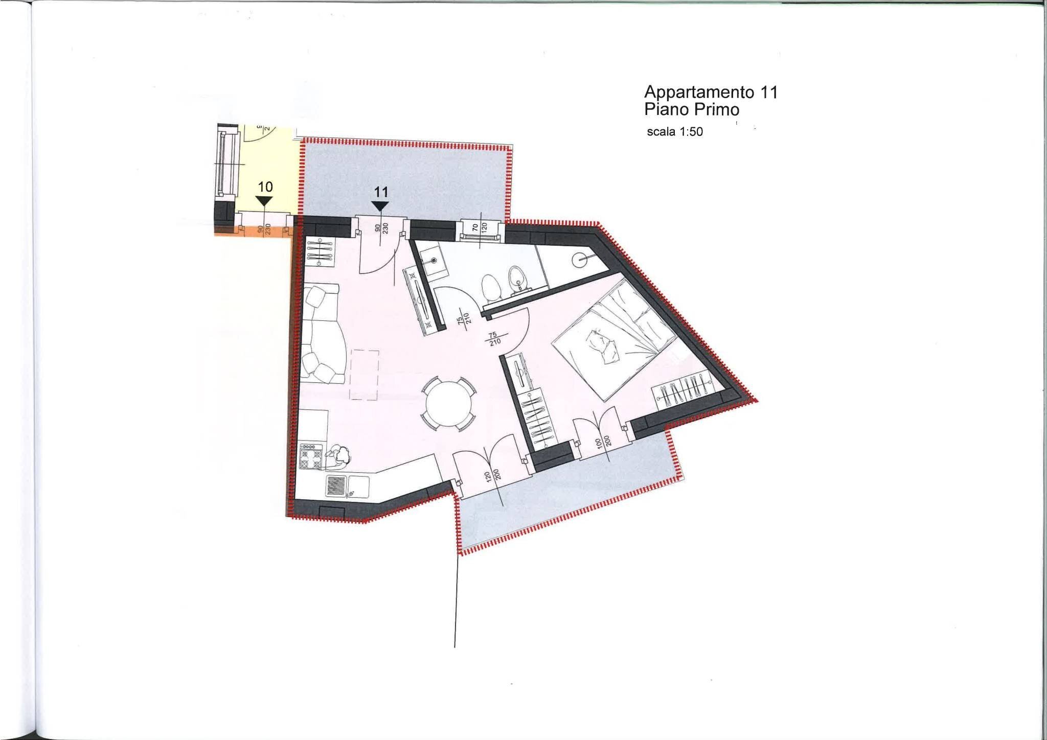 Appartamento contrada Maioni, 16, Sondrio - planimetria 1