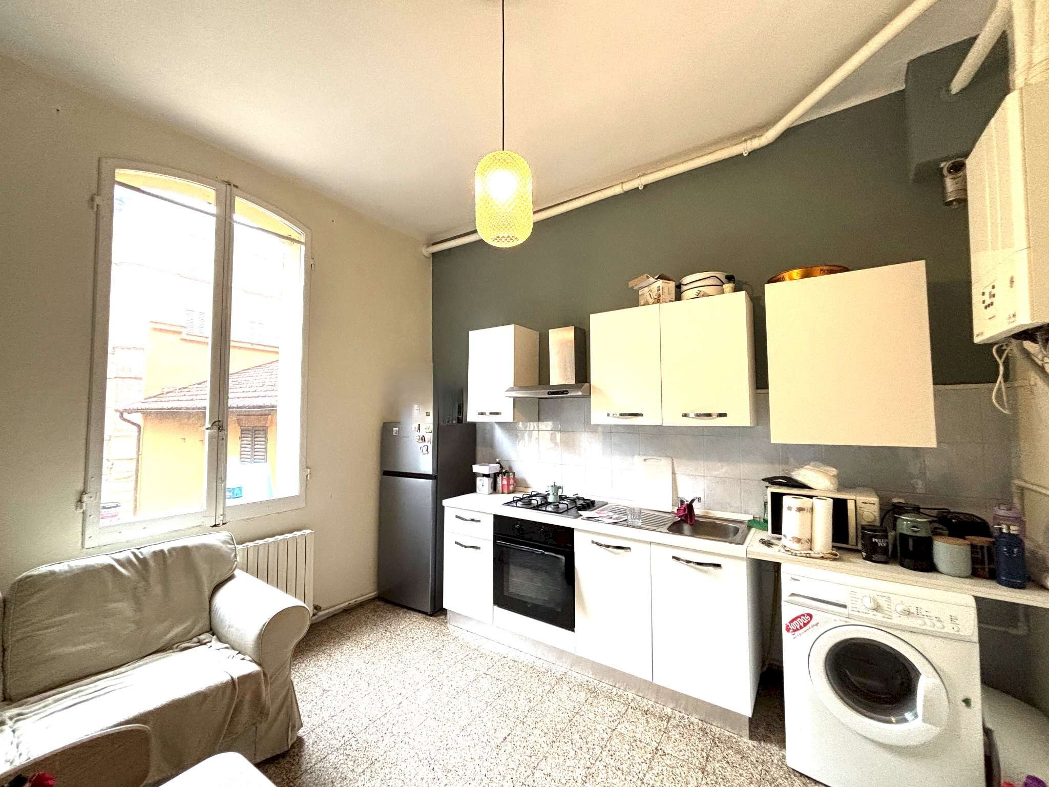 soggiorno con cucina - Bilocale via Olindo Guerrini, Bologna (zona Costa Saragozza) - foto 3