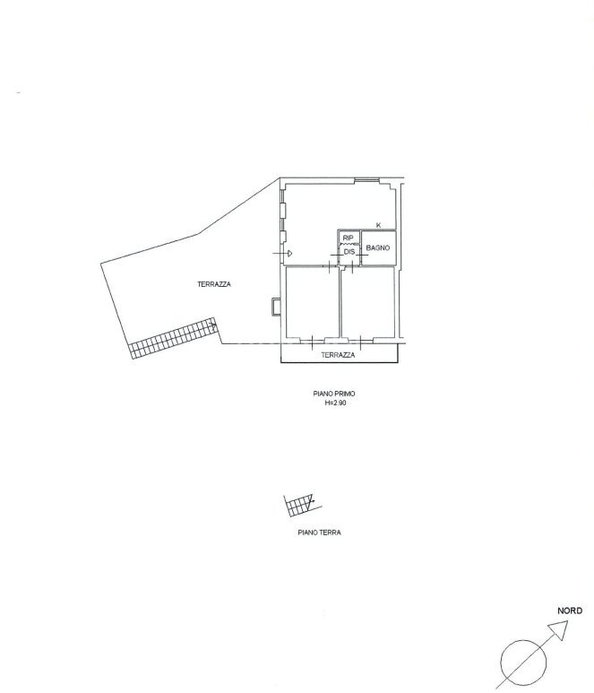 APPARTAMENTO_GUERCIO_VICINOALMARE - Quadrilocale Lerici - planimetria 1