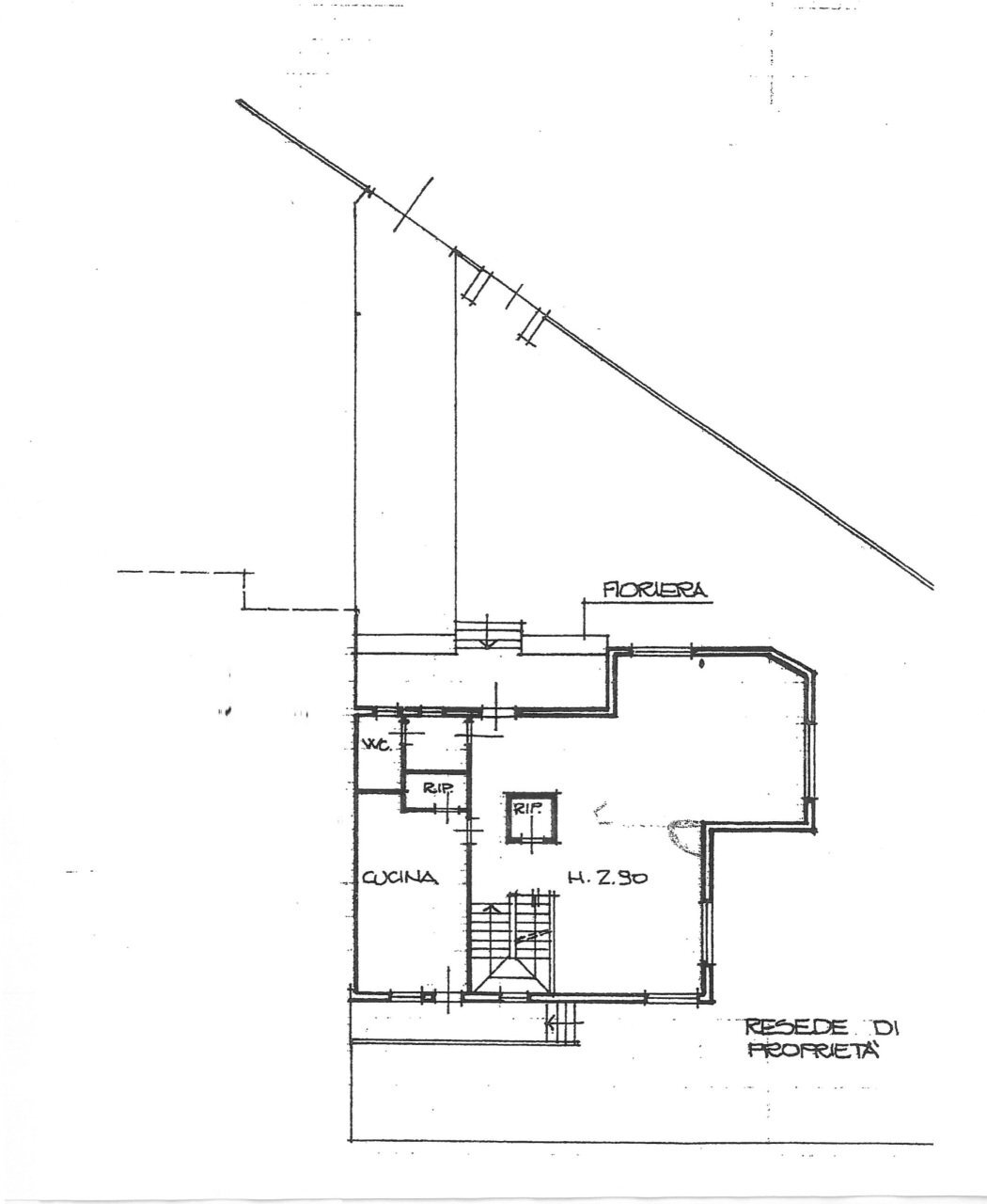 planimetria - Villa Via del Palco, Prato - floor plans 1