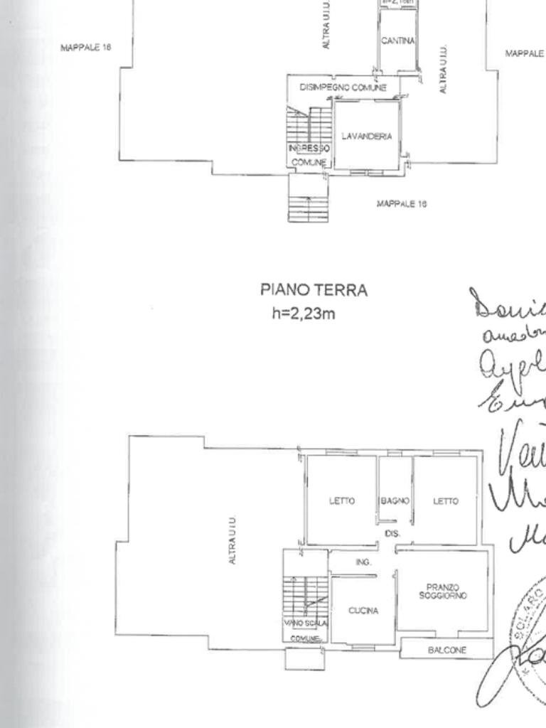 Four-room apartment Via Generale Carlo Alberto dalla Chiesa, Valsamoggia (neighborhood Torrazzi) - floor plans 1