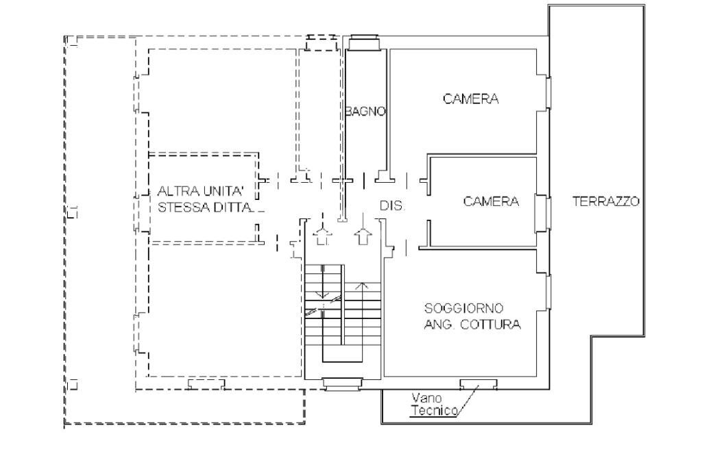 Two-room apartment Borgata tetti via, Giaveno - floor plans 1