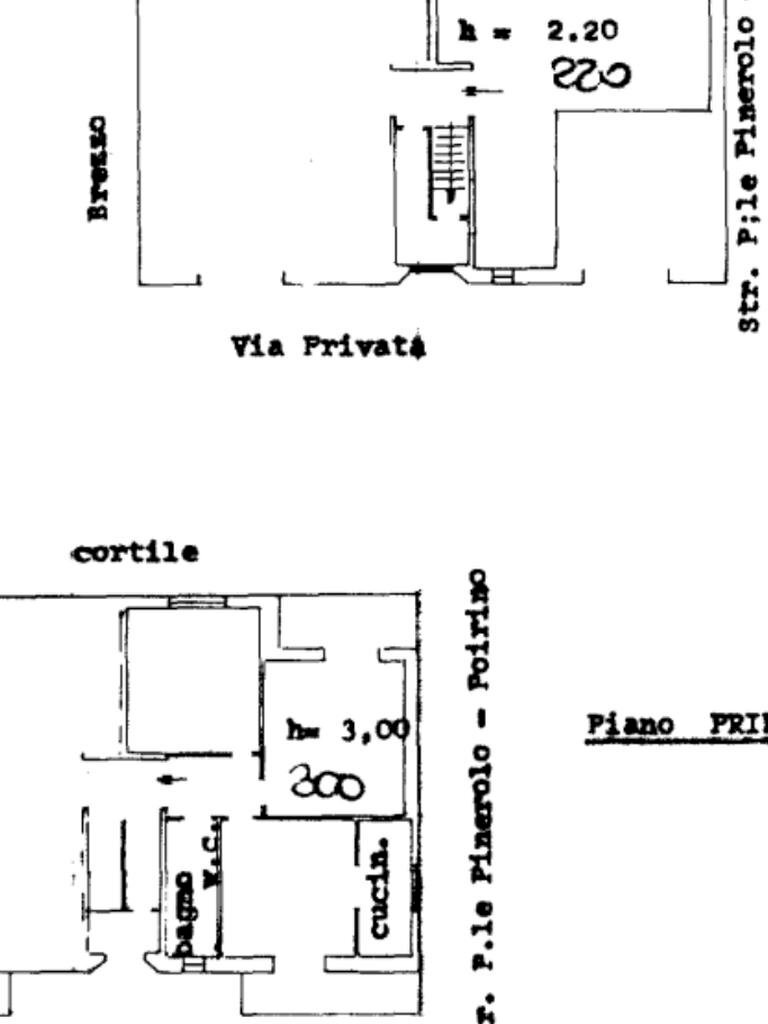 Trilocale Via Poirino, Carmagnola - planimetria 1