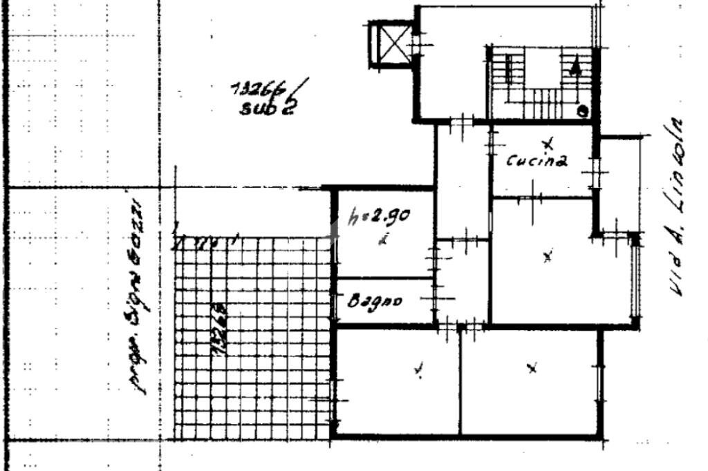 Four-room apartment Via Abramo Lincoln, Carpi - floor plans 1
