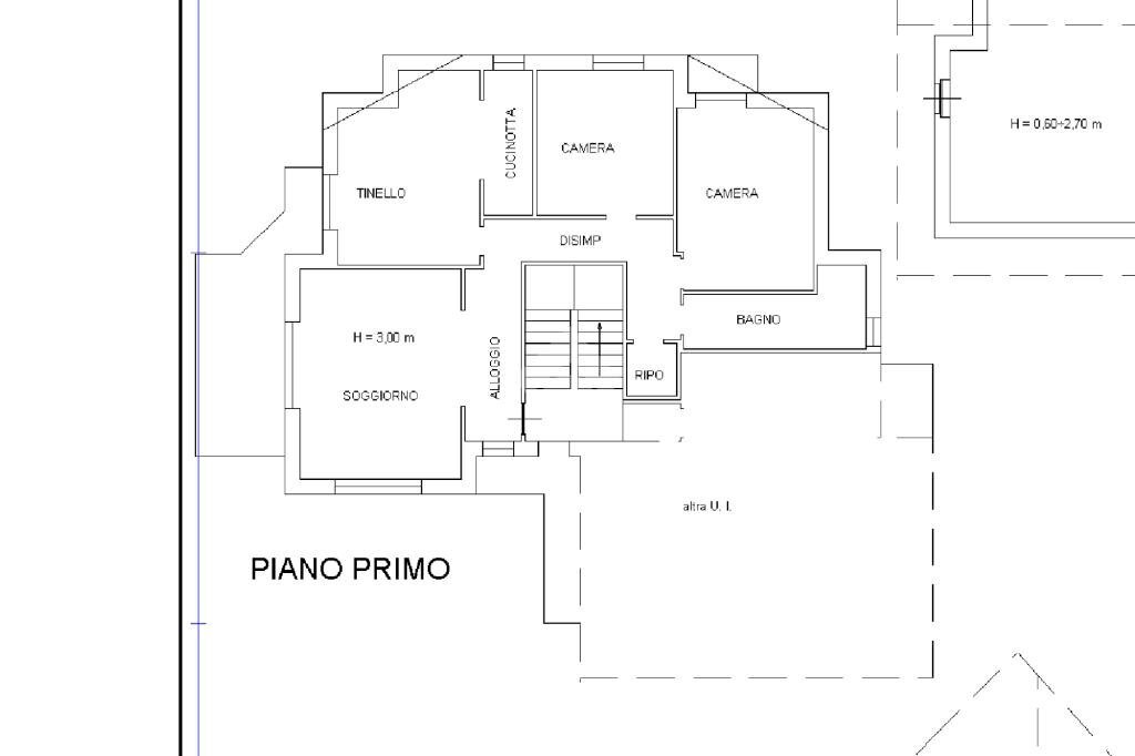 Quadrilocale Corso Bongiovanni, Casalborgone - planimetria 1