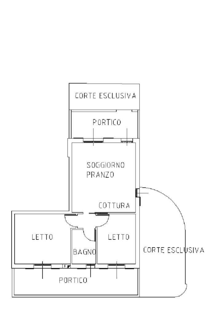 Trilocale Viale volturno, Cervia - planimetria 1