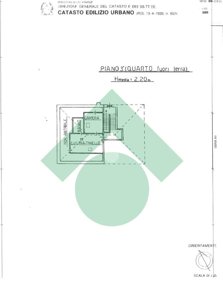 Bilocale Via Monte Emilius, Quart - planimetria 1