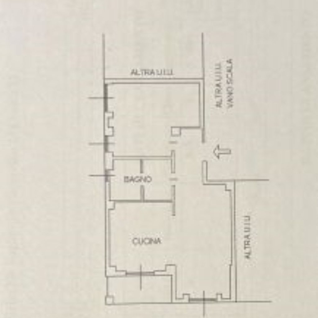 Two-room apartment Via Privata Tivoli, Sanremo - floor plans 1
