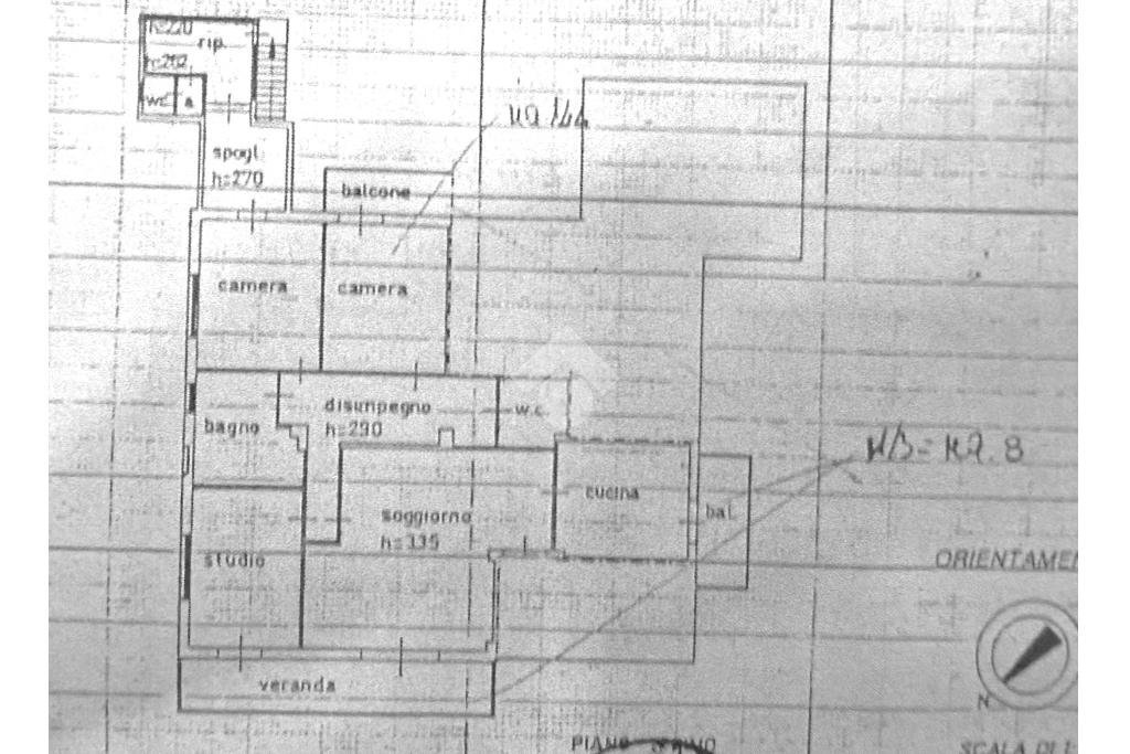 Quadrilocale Viale isonzo, Rimini - planimetria 1