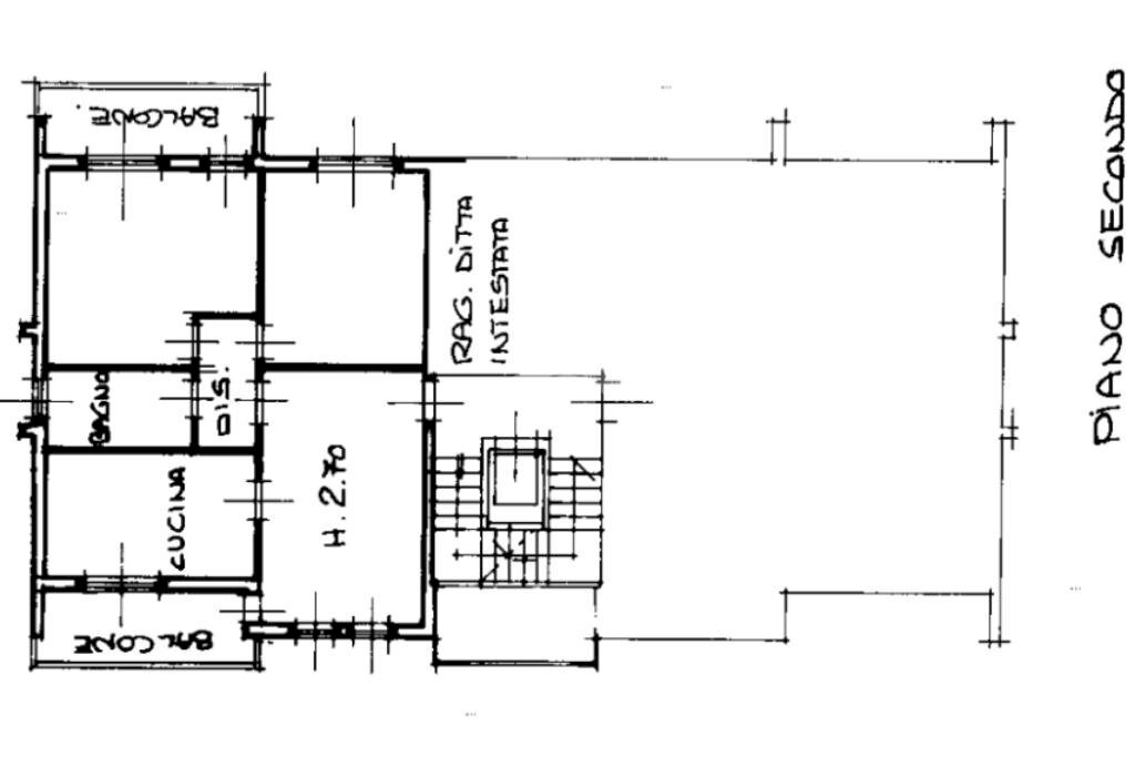 Trilocale Via Ponte Alto, Noceto - planimetria 1