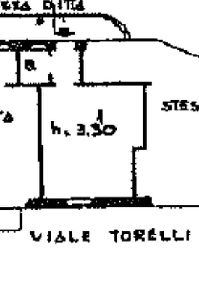 One-room apartment Viale Luigi Torelli, Milano (neighborhood Bovisa) - floor plans 1