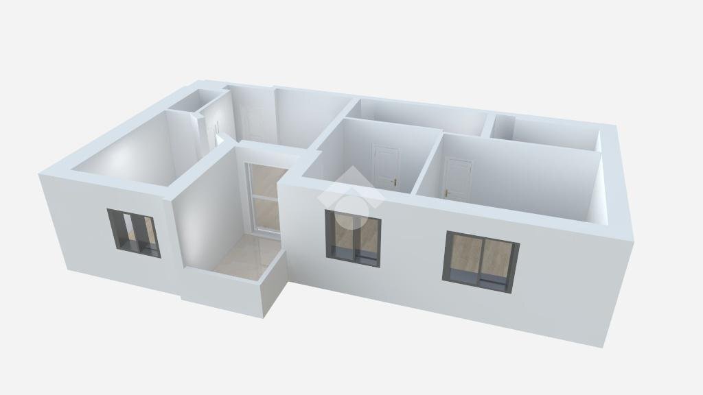 Three-room apartment Viale Sarca, Milano (neighborhood Bicocca) - floor plans 1