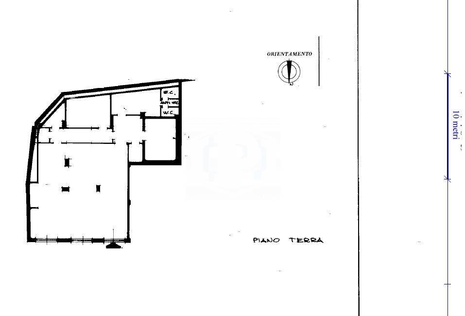 Locale Commerciale corso italia, Ronco Scrivia - planimetria 1