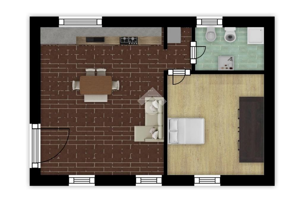 Bilocale Corte Sant' Antonio, Corbetta - planimetria 1