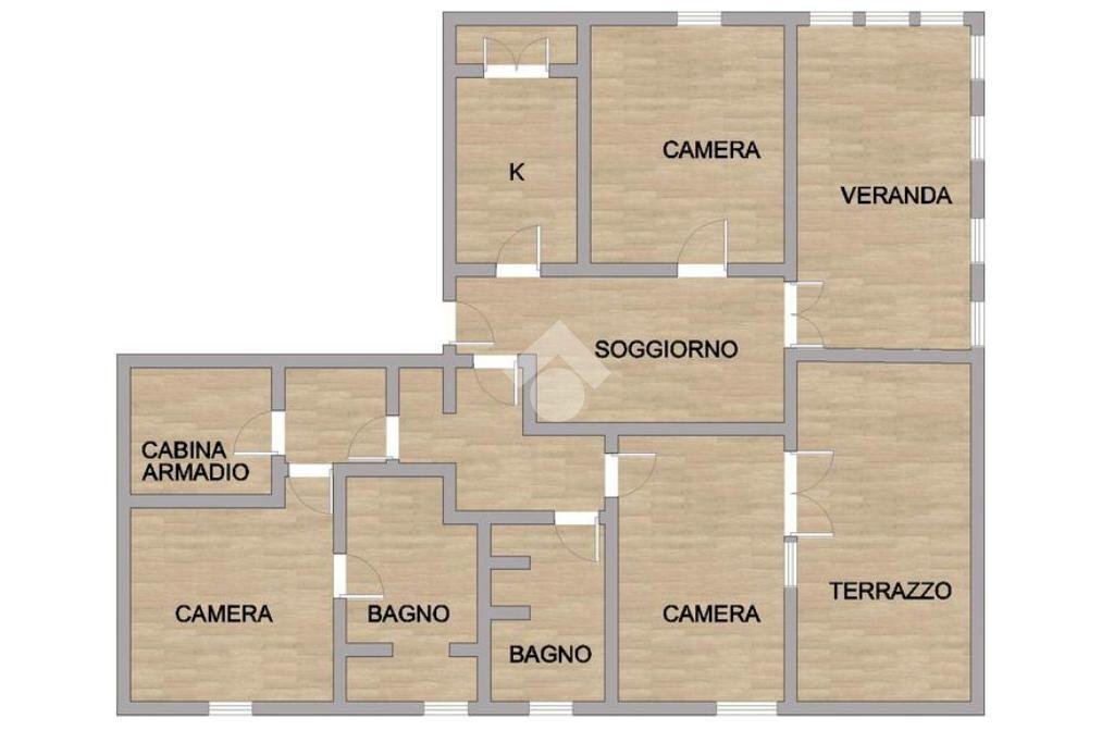 Quadrilocale Via Antonio Gramsci, San Donato Milanese - planimetria 1