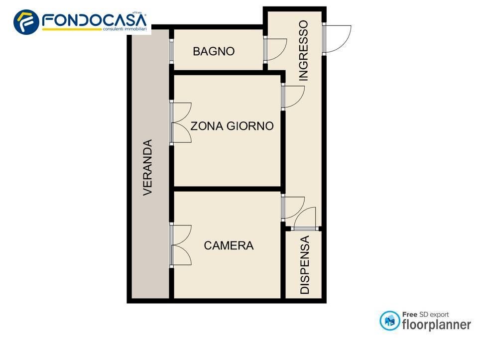 Foto 15 - Appartamento Albisola Superiore - planimetria 1