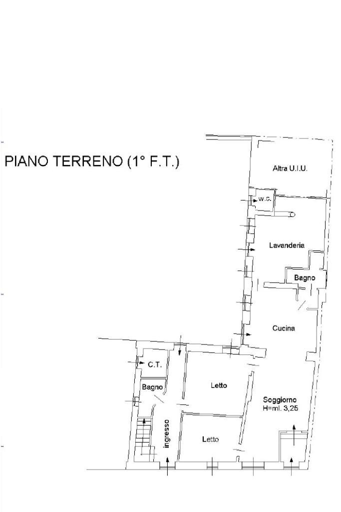 Casa semi indipendente Corso Italia, Bassignana - planimetria 1