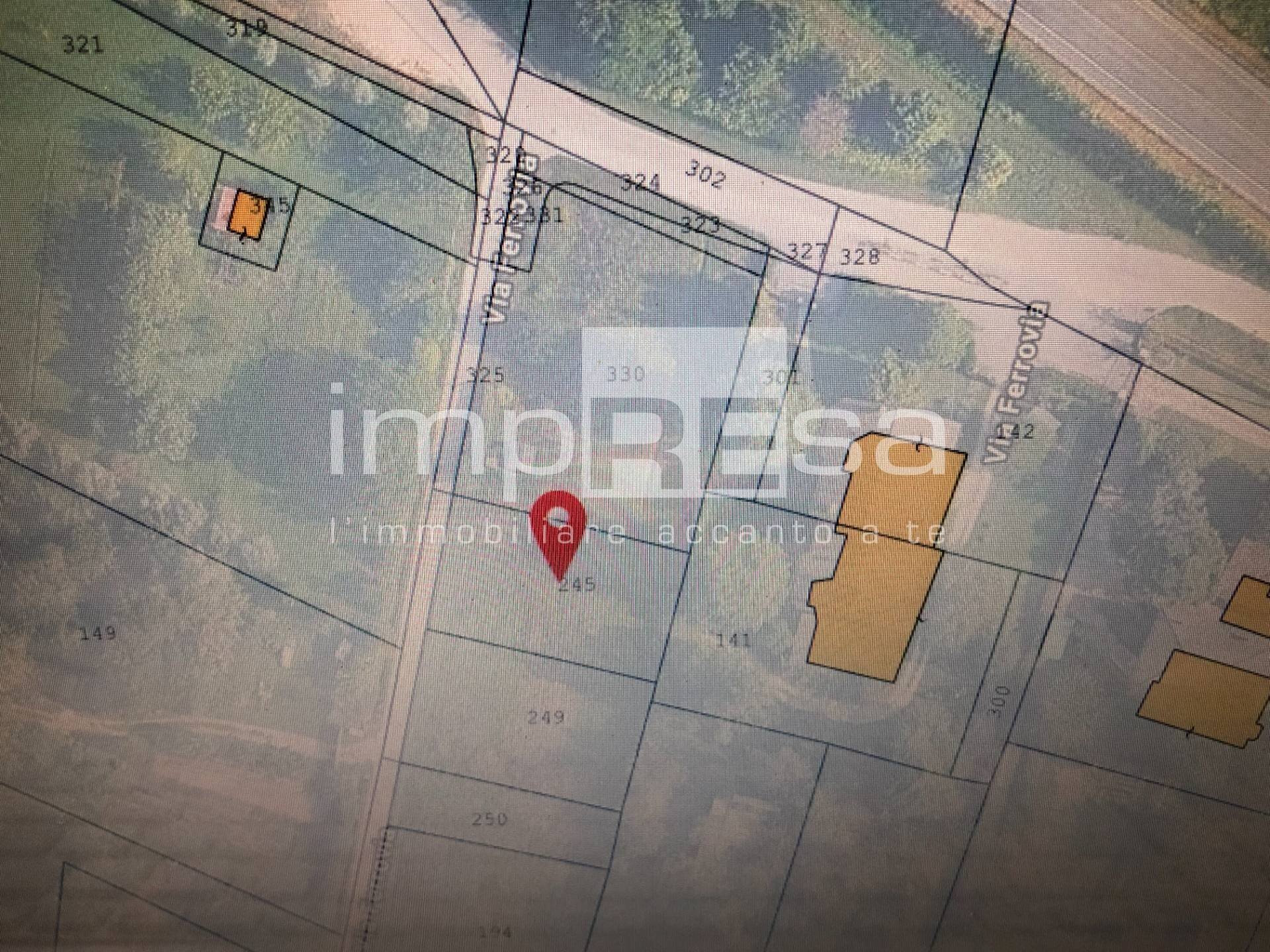 particella 245 e 249 - Terreno agricolo via ferrovia, Marcon - planimetria 1