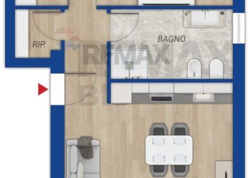 Pianta 2D - Appartamento VIA FLUVIALE
 
18, Monterotondo - foto 21