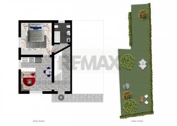 Pianta 2D - Bilocale Solto Collina - foto 5