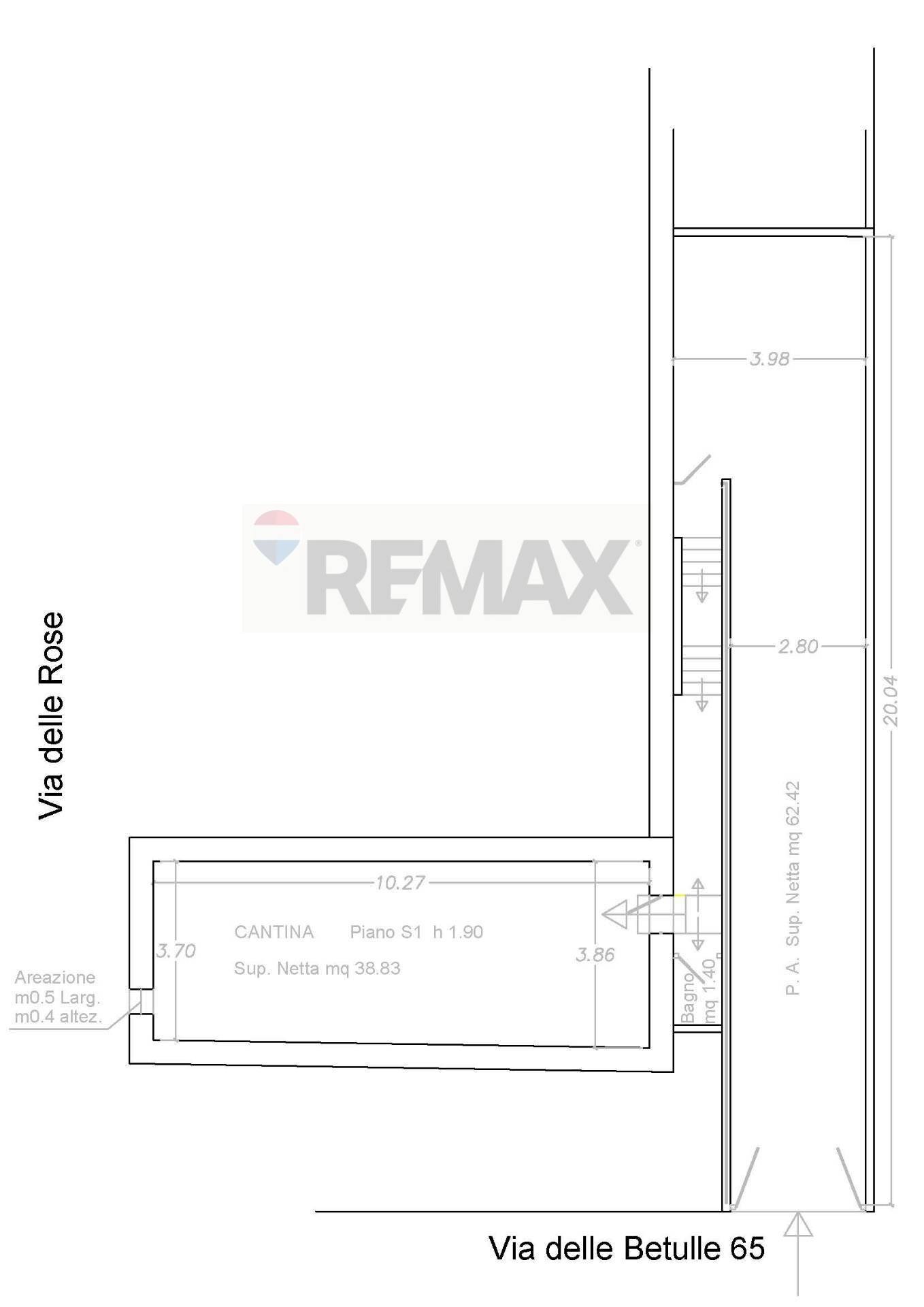 Pianta 2D - Cellar / Attic Via Delle Betulle
 
65, Roma - floor plans 1