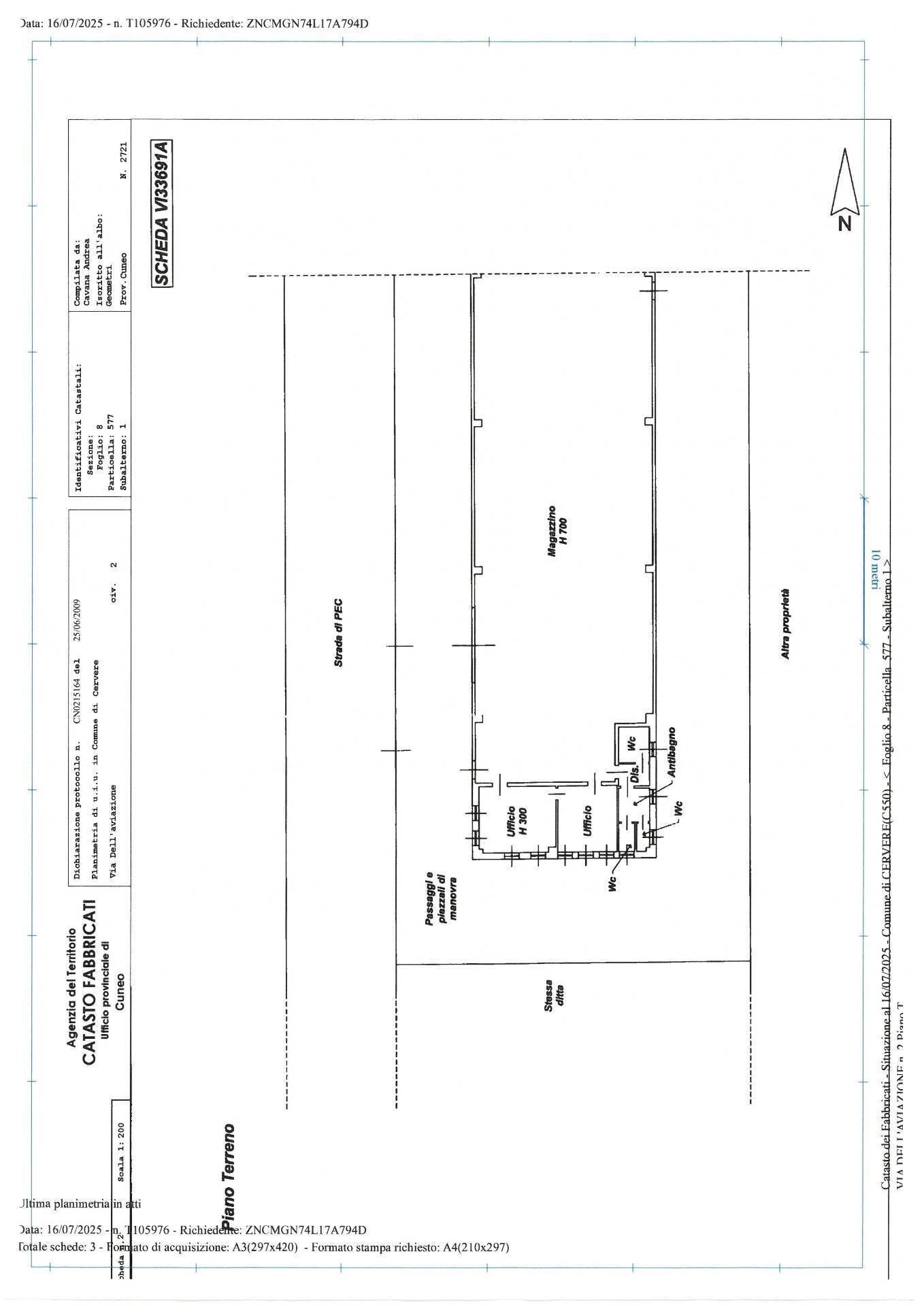 Foto 2 - Commercial Activity Via dell'Aviazione
 
2, Cervere - floor plans 1