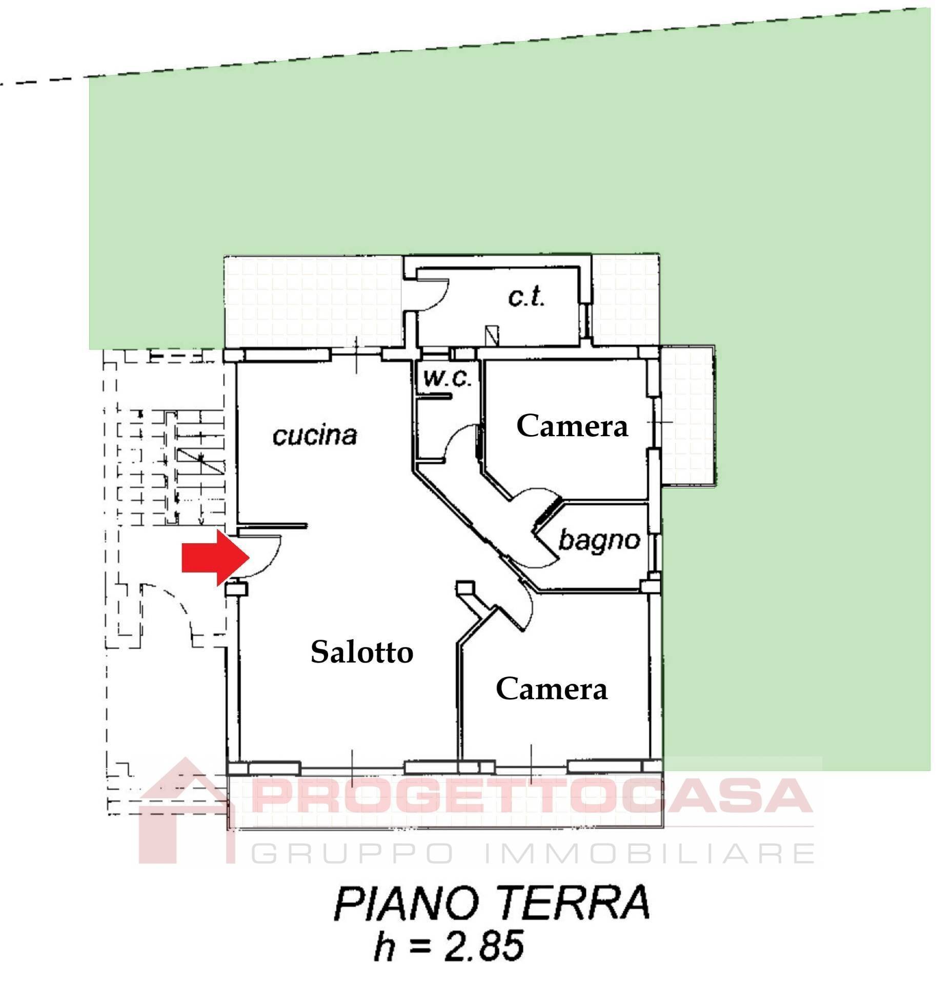 Foto 26 - Quadrilocale Via Ottantesima Strada, Monteprandone - planimetria 1
