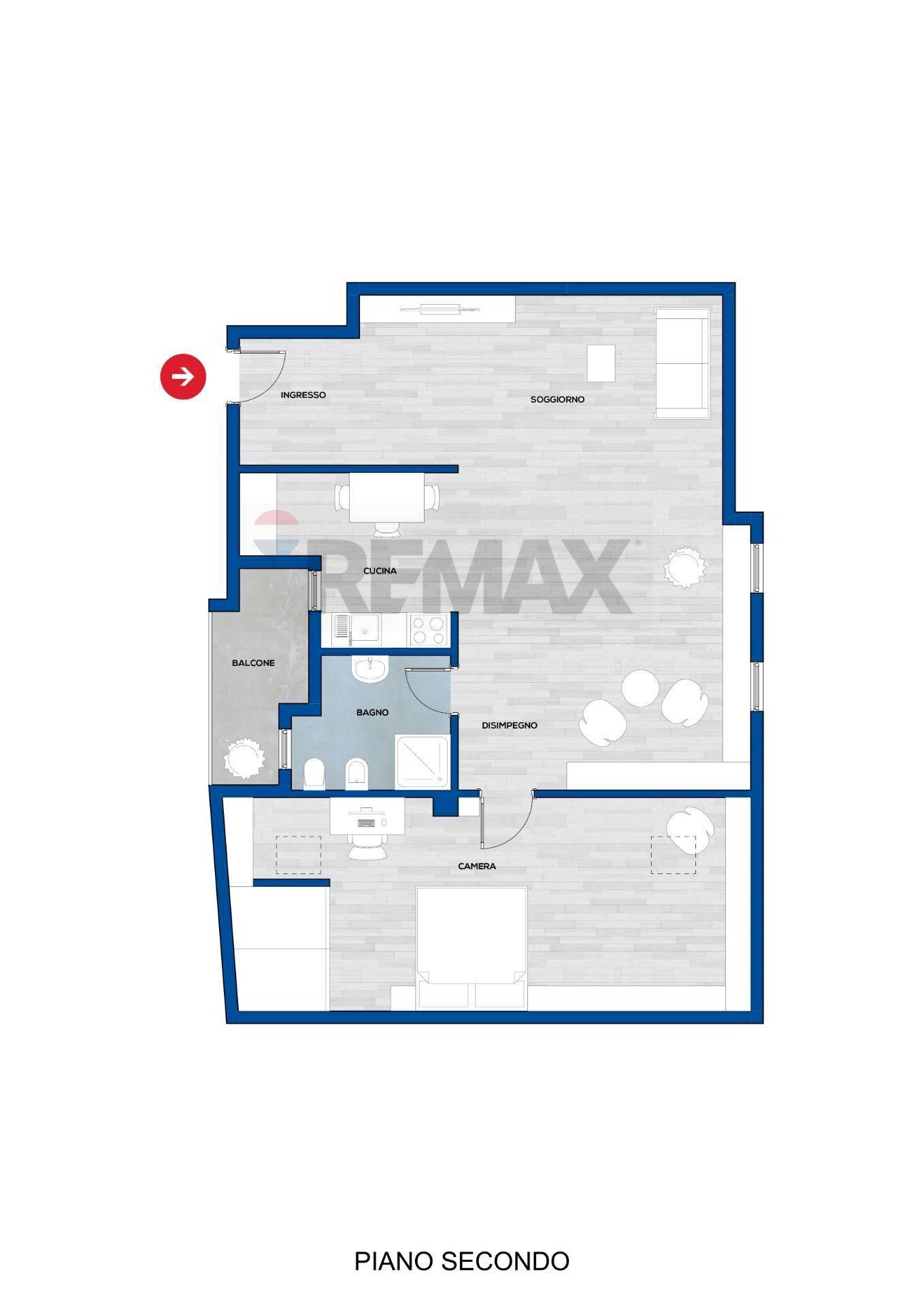 Pianta 2D - Attic Corso Giovanni Maria Angioy
 
25, Sassari - floor plans 1