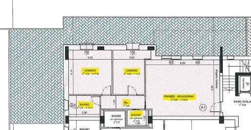 Foto 2 - Three-room apartment Castellarano - floor plans 1