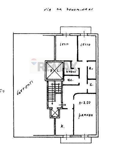 Pianta 2D - Quadrilocale viale europa
 
366, Misilmeri - planimetria 1