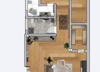 Pianta 3D - Quadrilocale viale europa
366, Misilmeri - foto 44