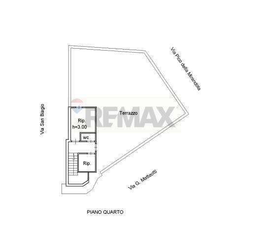 Pianta 2D - Appartamento Via G. Matteotti
 
2, Comiso - planimetria 1