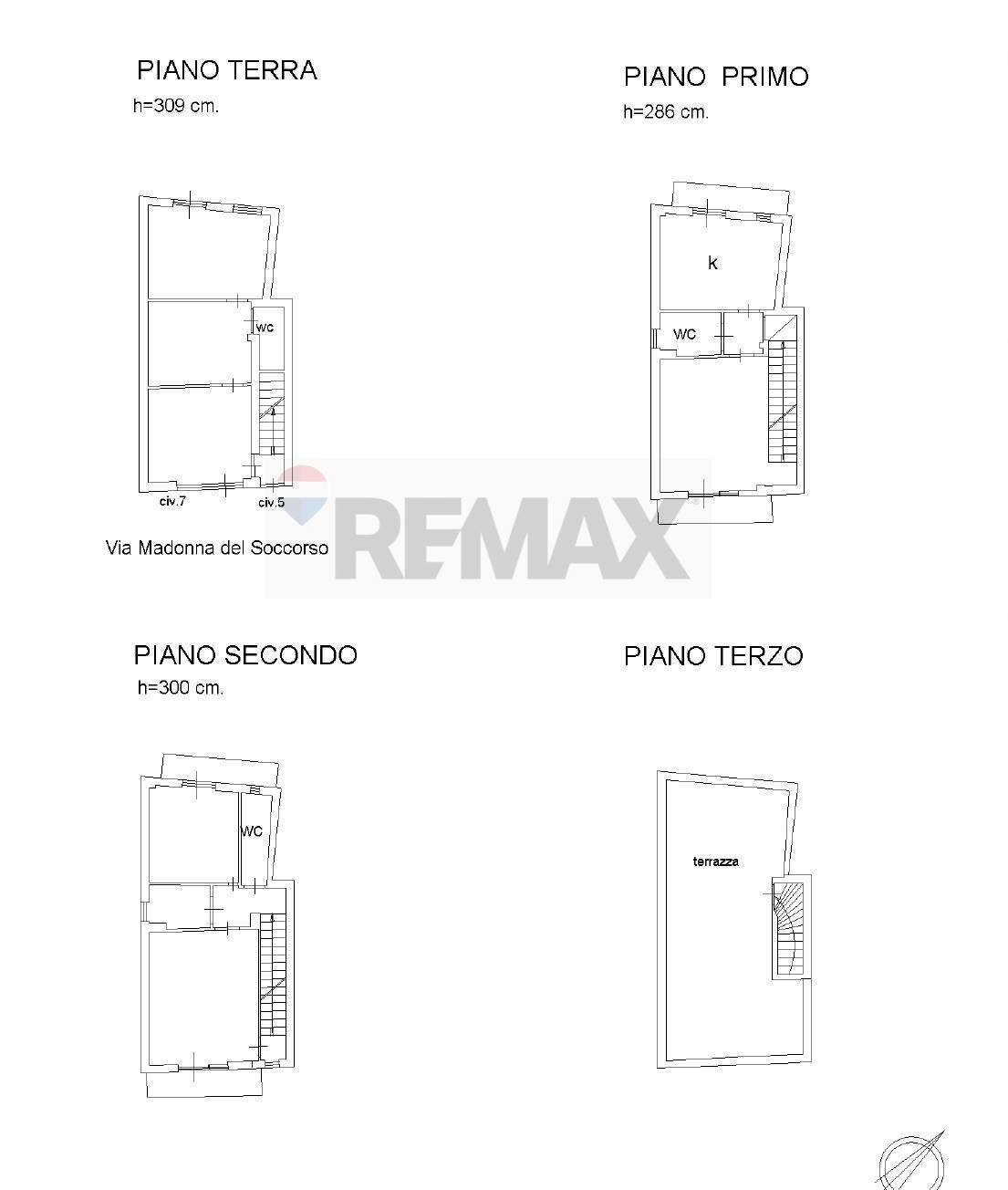 Pianta 2D - Casa indipendente Via Madonna Del Soccorso
 
5, Palermo - planimetria 1