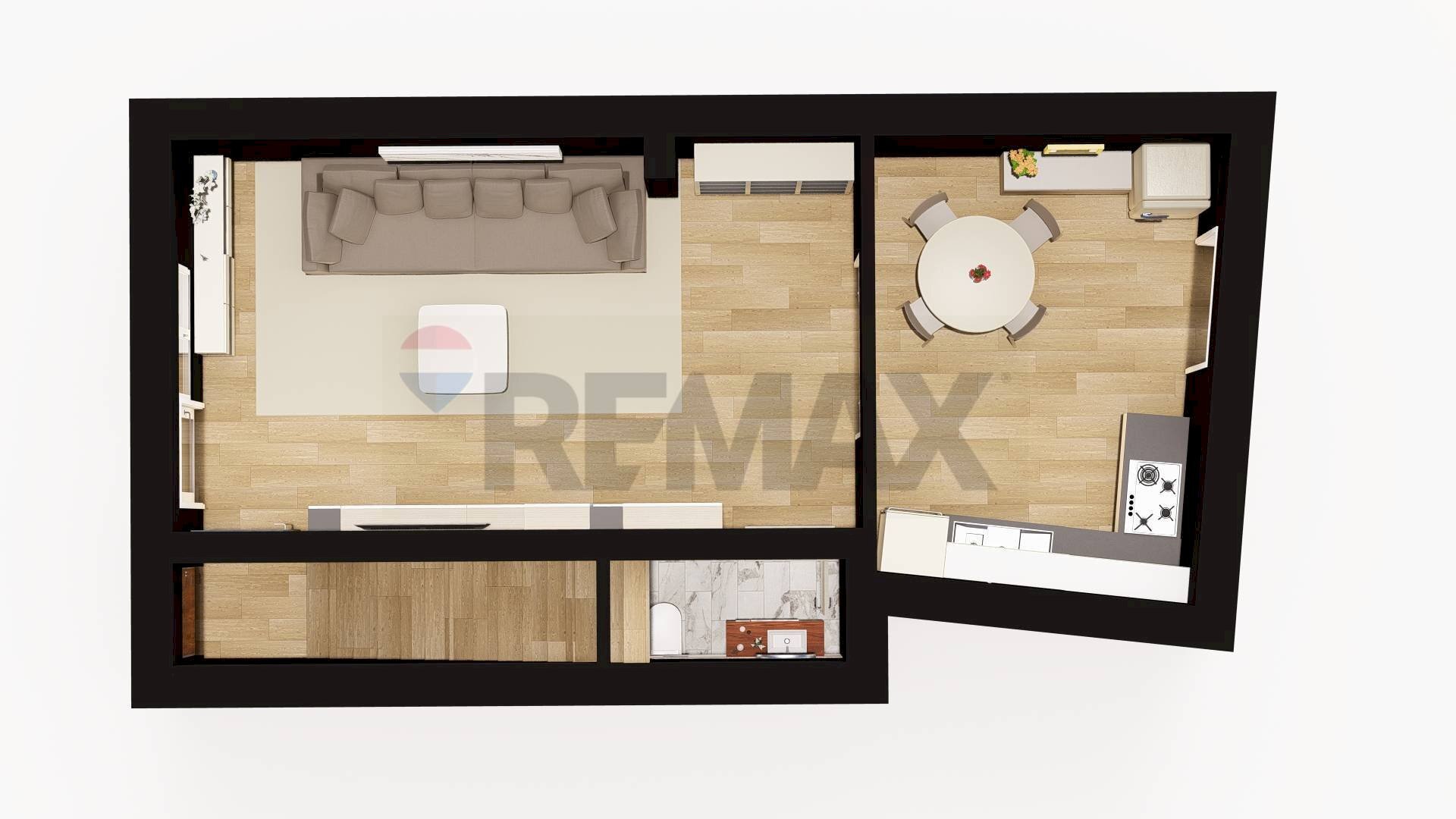 Pianta 3D - Casa indipendente Via Madonna Del Soccorso
 
5, Palermo - foto 1