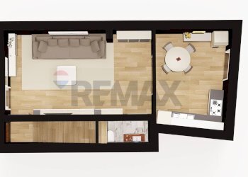 Pianta 3D - Casa indipendente Via Madonna Del Soccorso
5, Palermo - foto 1