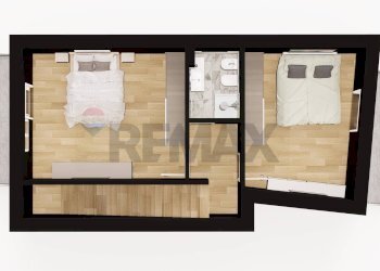 Pianta 2D - Casa indipendente Via Madonna Del Soccorso
5, Palermo - foto 3